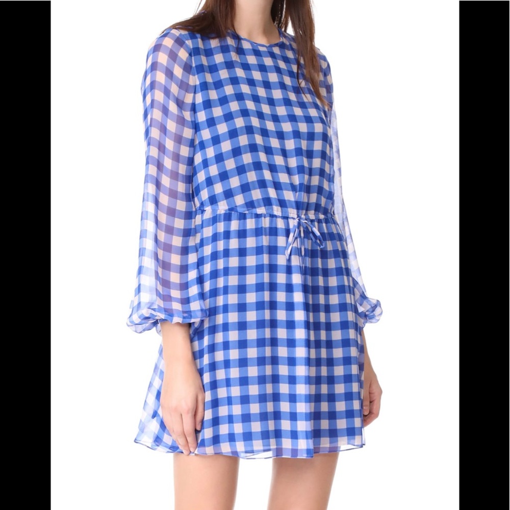 NWT Diane von Furstenberg Check Mini Dress